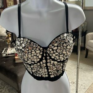 Beaded bustier